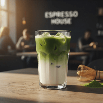 iced matcha latte